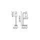 Настольная лампа Faro 29047 LAO Black table lamp, 4 Вт, 400 лм, 3000K