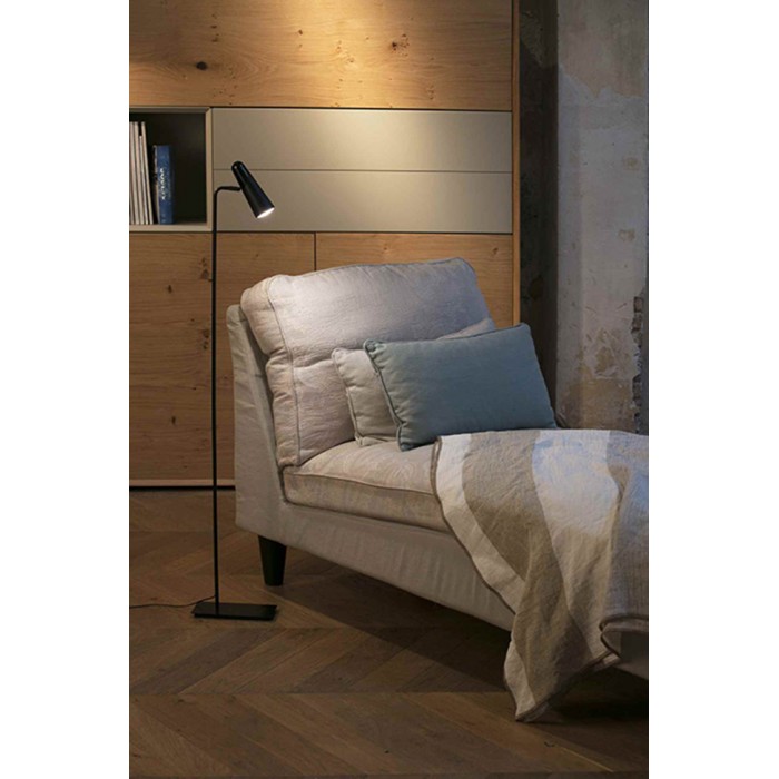 Торшер Faro 29049 LAO Black floor lamp, 4 Вт, 400 лм, 3000K