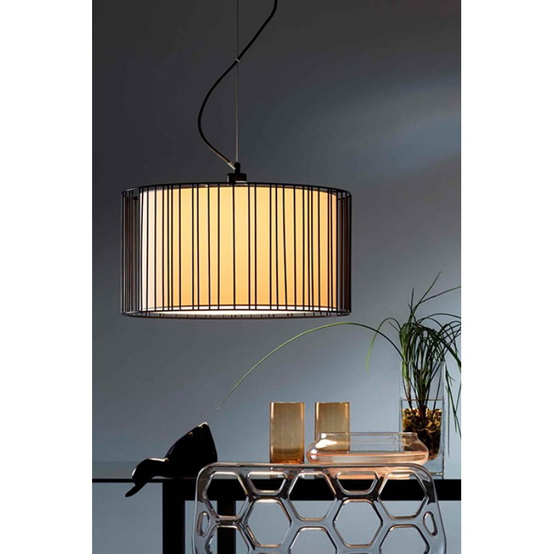 Подвесной светильник Faro 29313 LINDA Black pendant lamp