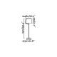 Торшер - Faro 29335 BERNI White floor lamp