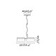 Люстра - Faro 29397 LOOP Ash tree pendant lamp, 18 Вт, 1050 лм, 2700K