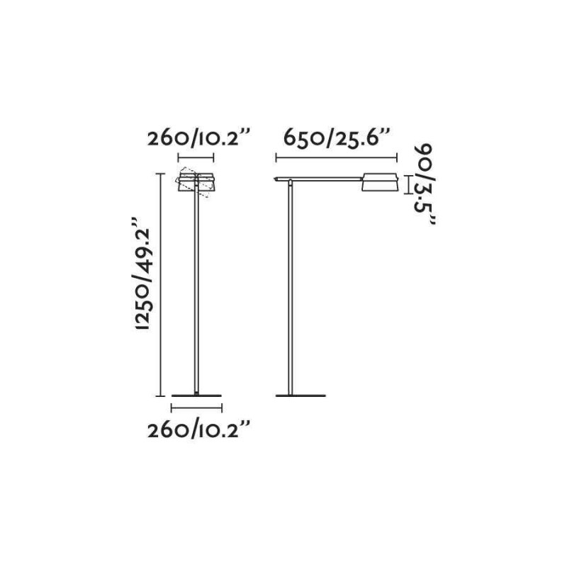 Торшер - Faro 29399 LOOP Ash tree floor lamp, 6 Вт, 600 лм, 2700K