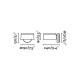 Бра - Faro 29565 LOOP Black wall lamp, 6 Вт, 500 лм, 2700K