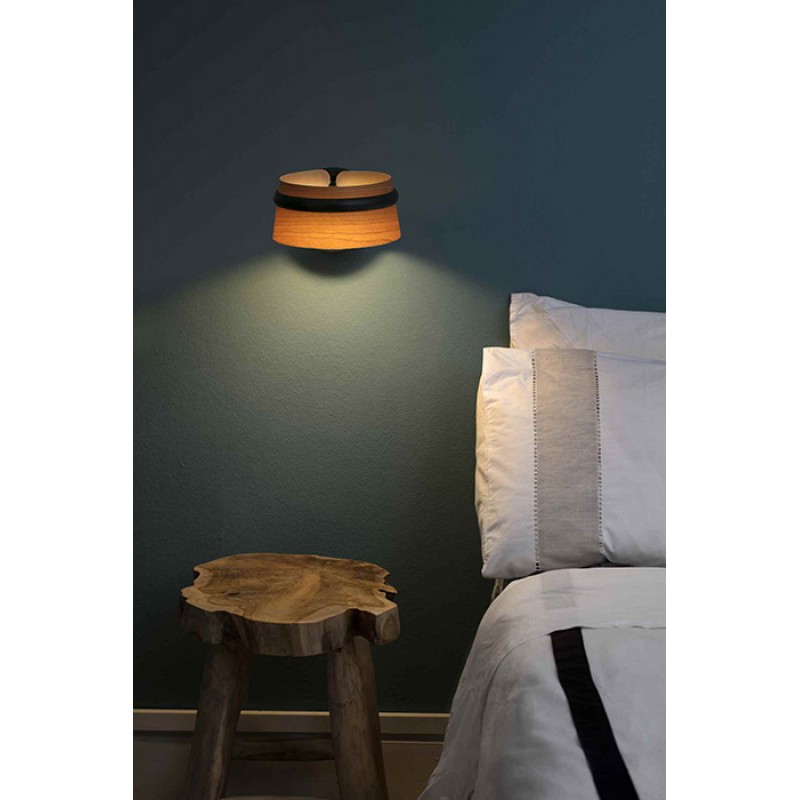 Бра - Faro 29565 LOOP Black wall lamp, 6 Вт, 500 лм, 2700K