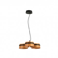 Подвесной светильник Faro 29567 LOOP Black pendant lamp, 18 Вт, 1050 лм, 2700K