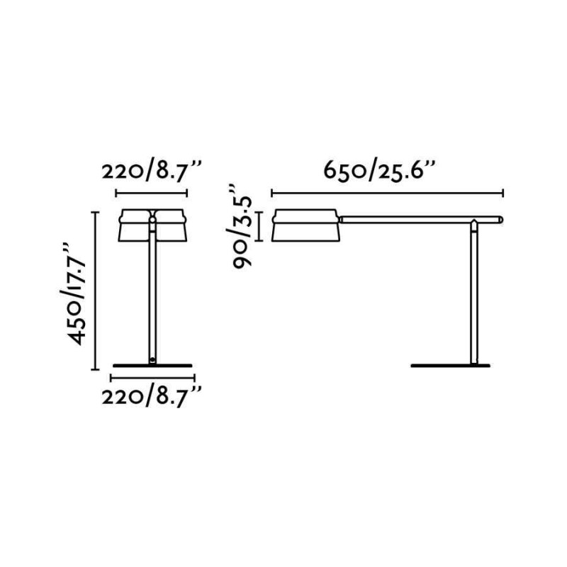 Настольная лампа Faro 29568 LOOP Black table lamp with clip, 6 Вт, 600 лм, 2700K