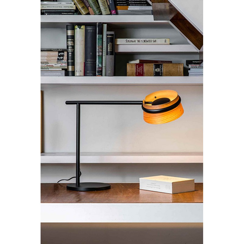 Настольная лампа Faro 29568 LOOP Black table lamp with clip, 6 Вт, 600 лм, 2700K
