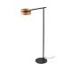 Торшер - Faro 29569 LOOP Black floor lamp, 6 Вт, 600 лм, 2700K
