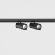 Магнитный трековый светильник LTX 07.3270.10.940.BK Mini_Line Tub S X2, 5 Вт, 1284 лм, 4000K
