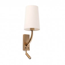 Бра - Faro 29683-20 ??REM Star? gold/beige wall lamp with reader