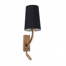 Бра - Faro 29683-21 REM Star? gold/black wall lamp with reader