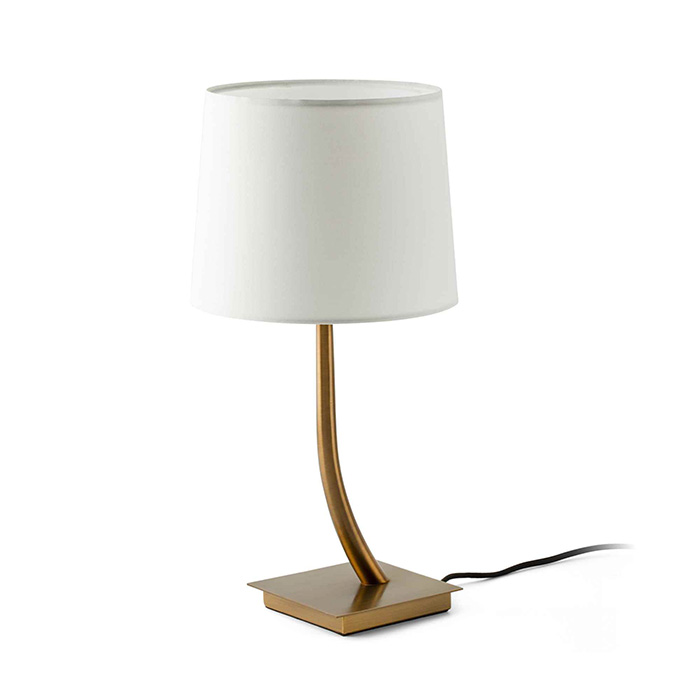 Настільна лампа Faro 29685-04 REM Bronze/white table lamp