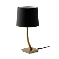 Настольная лампа Faro 29685-06 REM Bronze/black table lamp