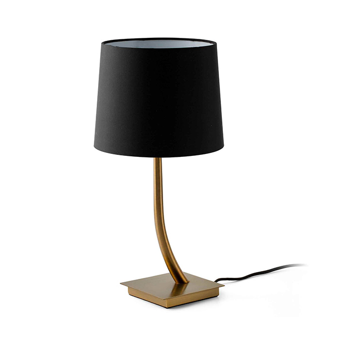 Настільна лампа Faro 29685-06 REM Bronze/black table lamp