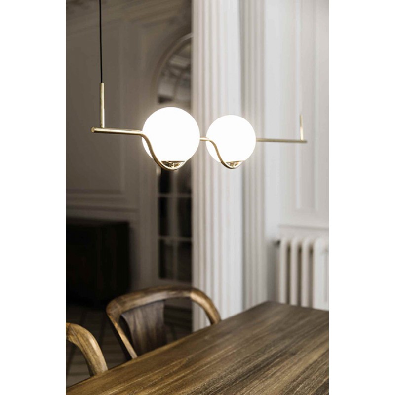 Подвесной светильник Faro 29691 Le Vita Gold pendant lamp, 6 Вт, 530 лм, 2700K
