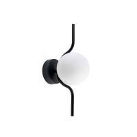 Бра - Faro 29695 Le Vita Black wall lamp, 6 Вт, 570 лм, 2700K