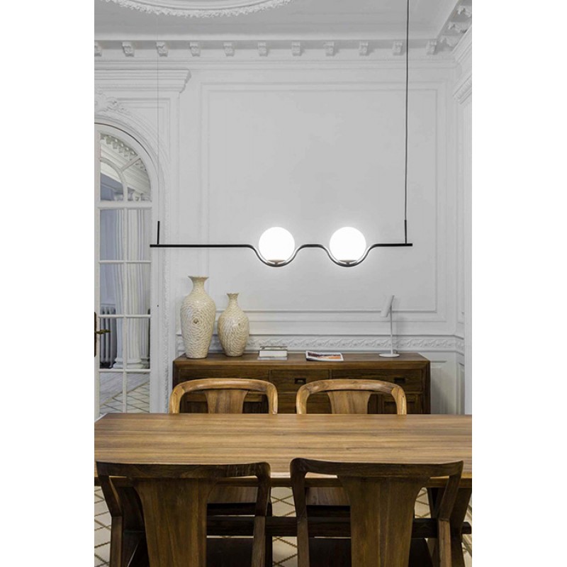 Подвесной светильник Faro 29696 Le Vita Black pendant lamp, 14 Вт, 530 лм, 2700K