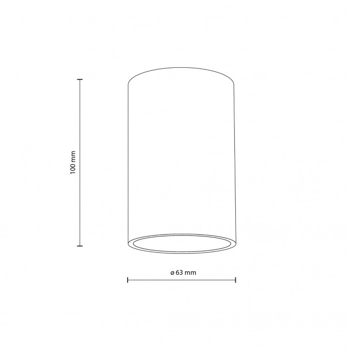 Точковий світильник TK Lighting 10583 Flare GU10 1x10W IP44 чорний