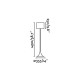 Торшер - Faro 29764 BLACK Black floor lamp