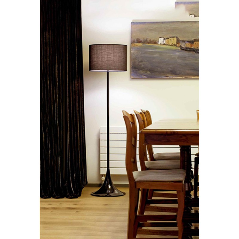 Торшер - Faro 29764 BLACK Black floor lamp