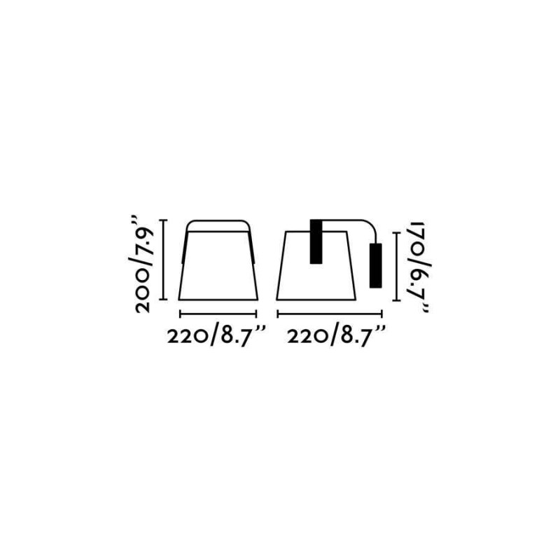 Спот - Faro 29844 STOOD Black and wood wall lamp