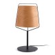 Настольная лампа Faro 29846 STOOD Black and wood table lamp