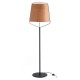 Торшер - Faro 29847 STOOD Black and wood floor lamp