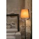 Торшер - Faro 29847 STOOD Black and wood floor lamp