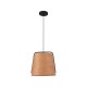 Подвесной светильник Faro 29848 STOOD Black and wood pendant lamp