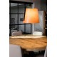Подвесной светильник Faro 29848 STOOD Black and wood pendant lamp