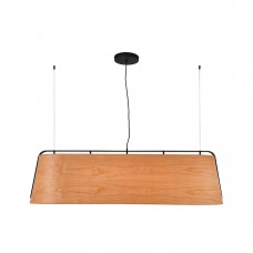 Люстра - Faro 29849 STOOD 5L Black and wood pendant lamp