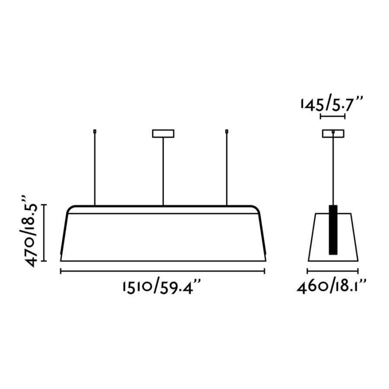 Люстра - Faro 29849 STOOD 5L Black and wood pendant lamp
