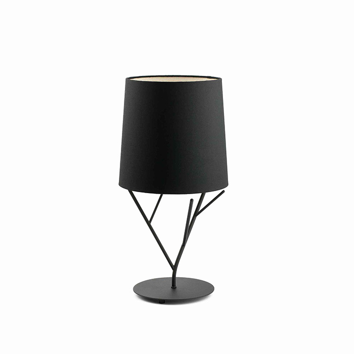 Настольная лампа Faro 29866 TREE Black table lamp