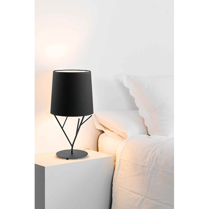 Настольная лампа Faro 29866 TREE Black table lamp