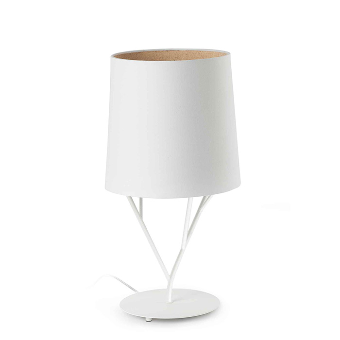 Настольная лампа Faro 29867 TREE White table lamp 1L