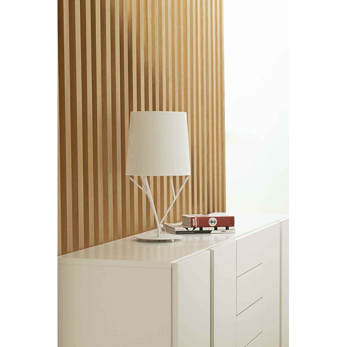 Настольная лампа Faro 29867 TREE White table lamp 1L