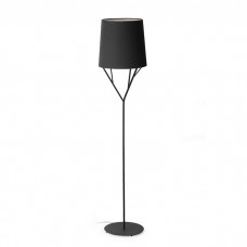 Торшер - Faro 29868 TREE Black floor lamp 60W