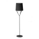 Торшер - Faro 29868 TREE Black floor lamp 60W