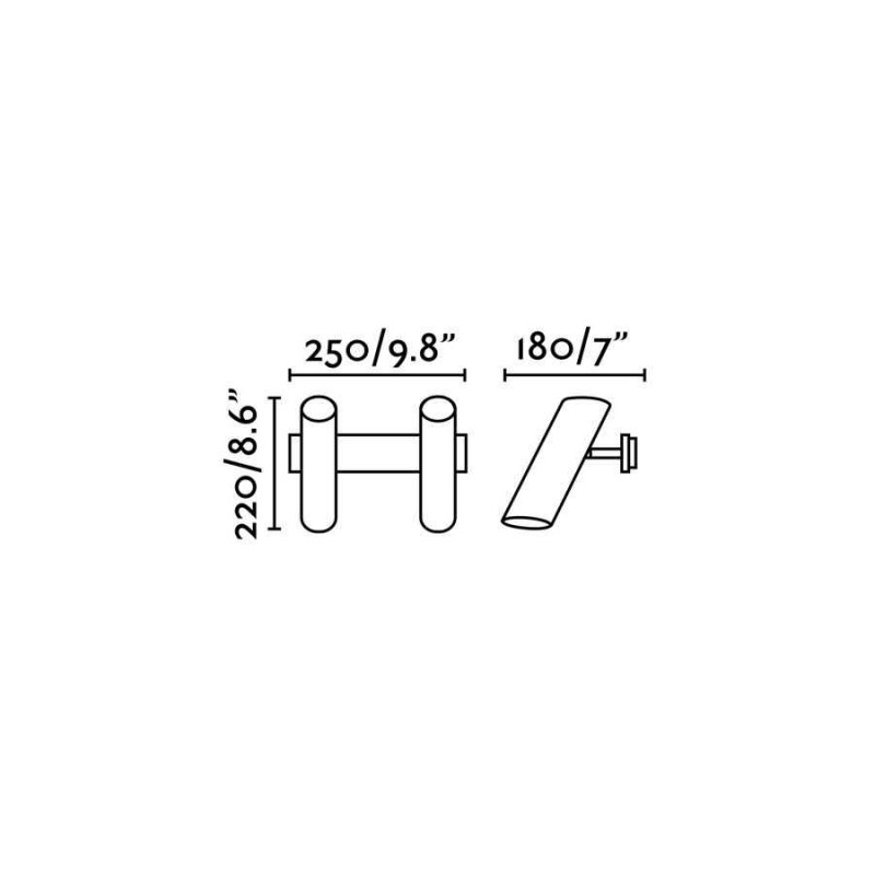 Спот - Faro 29875 LINK 2L White wall lamp