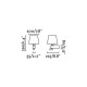 Бра - Faro 29976 ROOM White wall lamp with reader