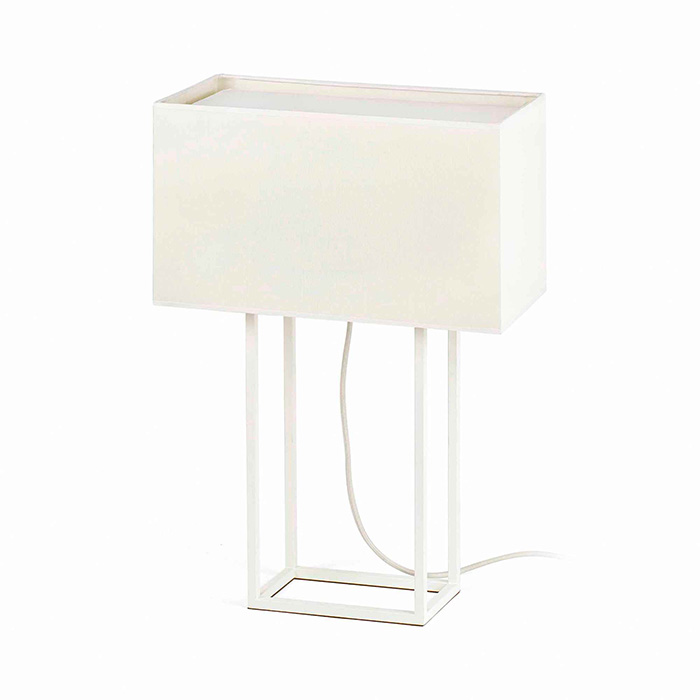 Настольная лампа Faro 29984 VESPER White table lamp