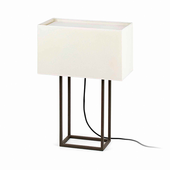 Настольная лампа Faro 29985 VESPER Brown and beige wall lamp