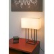 Настольная лампа Faro 29985 VESPER Brown and beige wall lamp