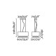 Люстра - Faro 29986 VESPER 600 White pendant lamp