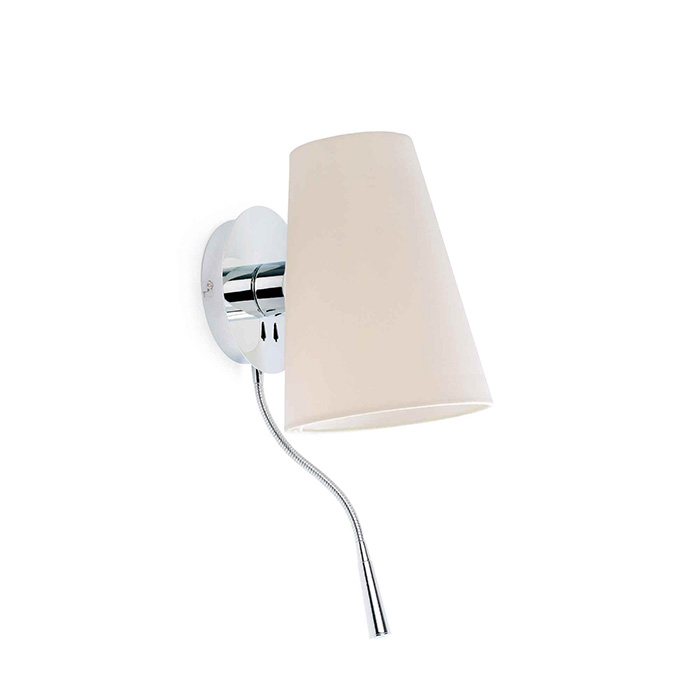 Бра Faro 29996 LUPE Chrome wall lamp with reader