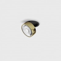Точечный светильник LTX 01.7526.7.940.BK+SOL M RING BRASS Sol In Mini, 7 Вт, 624 лм, 4000K