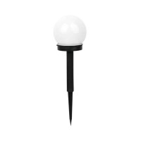 Вуличний світильник на сонячній батареї Goldlux 304711 Ball LED 6500K IP44 чорний