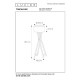 Торшер Lucide 30763/81/72 Trafalgar