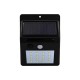 Вуличний світильник на сонячній батареї Goldlux 307644 Box LED 1x2, 2W 6400K 270Lm IP44 чорний