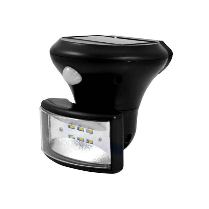 Вуличний світильник на сонячній батареї Goldlux 307729 LED 1x5W 6400K 500Lm IP44 чорний
